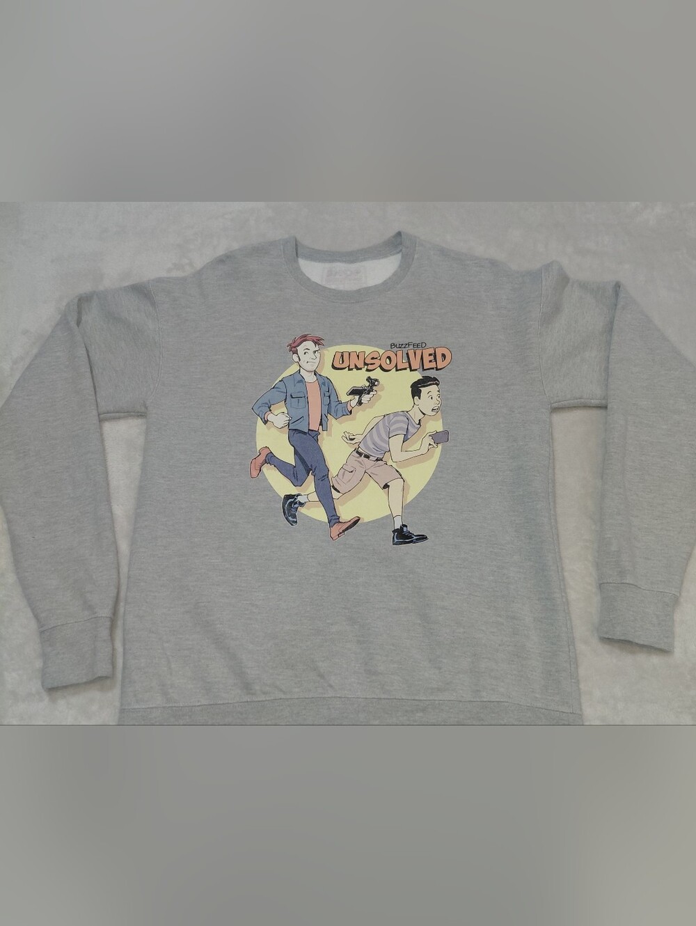 BuzzFeed Unsolved Graphic Crewneck Sweatshirt
